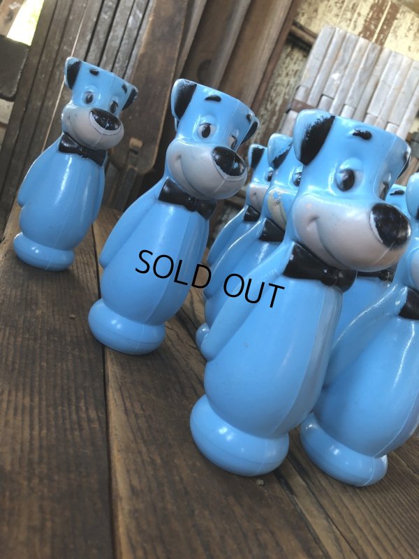 画像6: 60s Hanna-Barbera Huckleberry Hound Bowling Pins Plastic Blow Mold Figures (A429) 