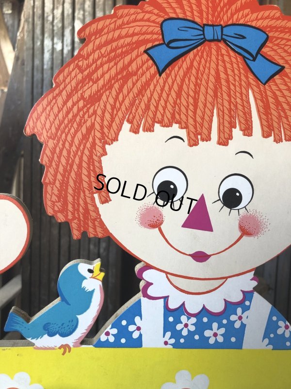 画像8: 70s Vintage Raggedy Ann and Andy Wall Hanging Coat/ Hat Rack Kids Decor (A430)  