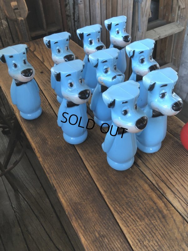 画像5: 60s Hanna-Barbera Huckleberry Hound Bowling Pins Plastic Blow Mold Figures (A429) 