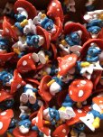 画像11: 70s Vintage Smurfs Umbrella Mushroom PVC Figure (A431)   (11)