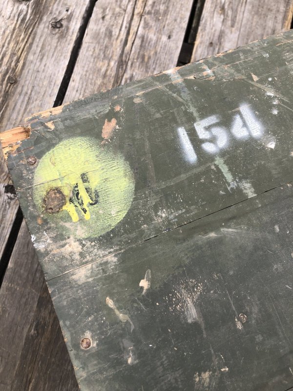 画像7: Vintage U.S MILITARY Wooden Crate No.4 (A432)  