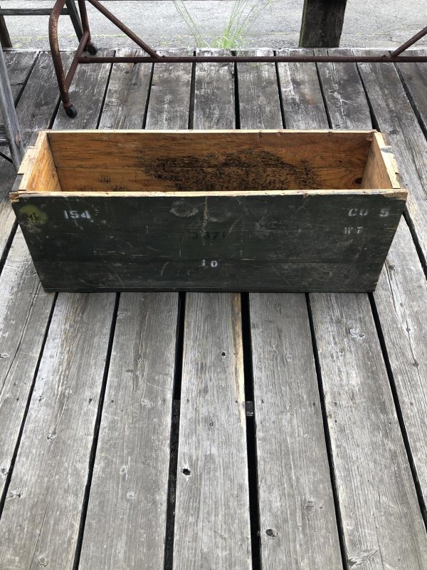 画像2: Vintage U.S MILITARY Wooden Crate No.4 (A432)  