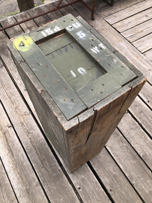 画像13: Vintage U.S MILITARY Wooden Crate No.4 (A432)  