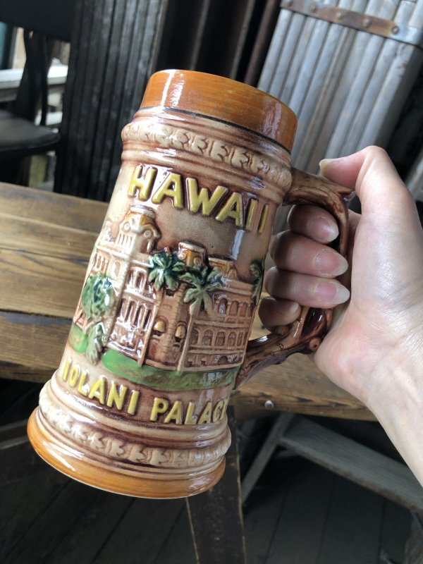 画像12: Vintage Iolani Palace Souvenir Stein Beer Mug (A435)  