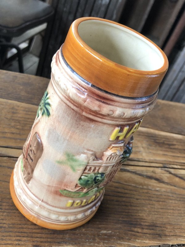 画像7: Vintage Iolani Palace Souvenir Stein Beer Mug (A435)  