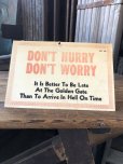 画像1: 50s Vintage Giant Comic Funny Postcard DON'T HURRY DON'T WORRY (A437)   (1)
