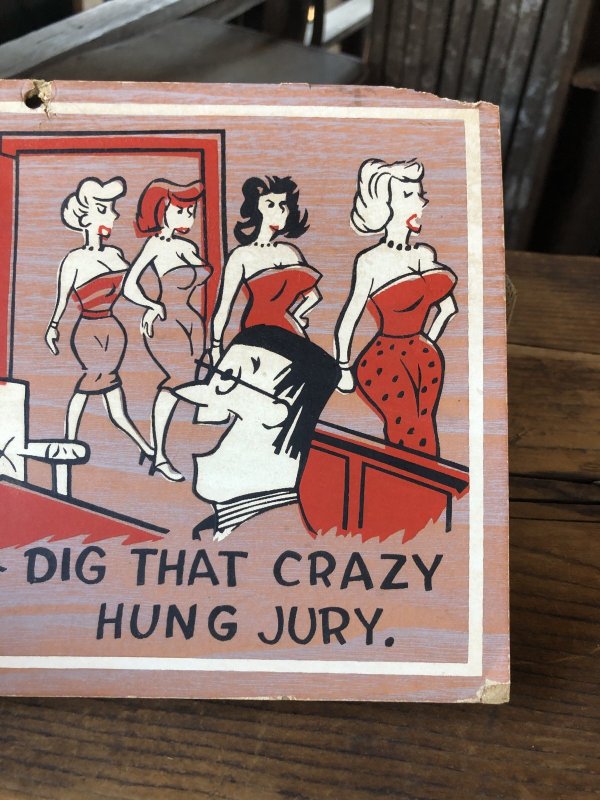 画像3: 50s Vintage Comic Card Plak Sign (A454)  
