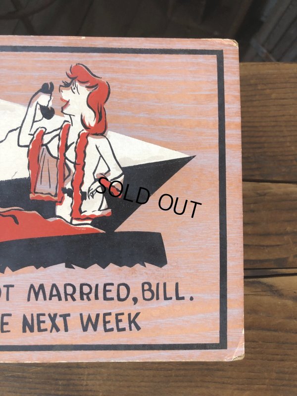 画像3: Vintage Funny Card " I JUST GOT MARRIED " (A453)  
