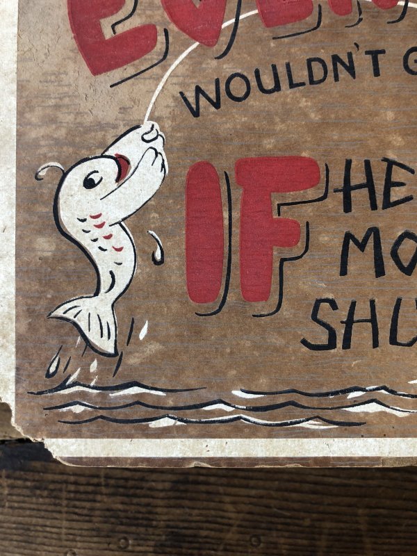 画像2: 50s Vintage Comic Card Plak Sign (A452)  