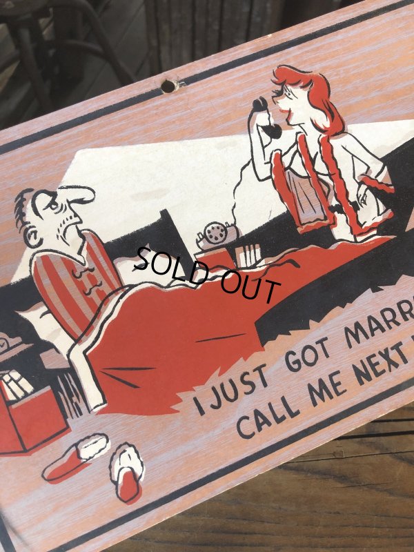 画像2: Vintage Funny Card " I JUST GOT MARRIED " (A453)  