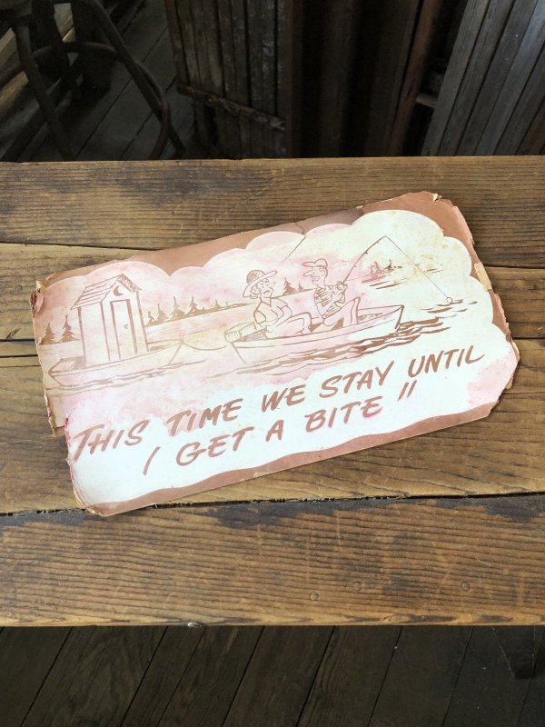 画像5:  Vintage Funny Card  " THIS TIME WE STAY UNTIL " (A463)  