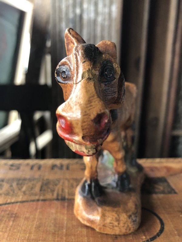 画像2: Vintage Laughing Donkey Statue B (A468)  