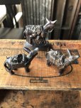 画像6: Vintage Japan Cast Metal Souvenir Donkey SET (A470)   (6)