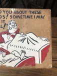 画像3:  Vintage Funny Card  " I WARNED YOU ABOUT THESE TWIN BEDS! " (A462)   (3)