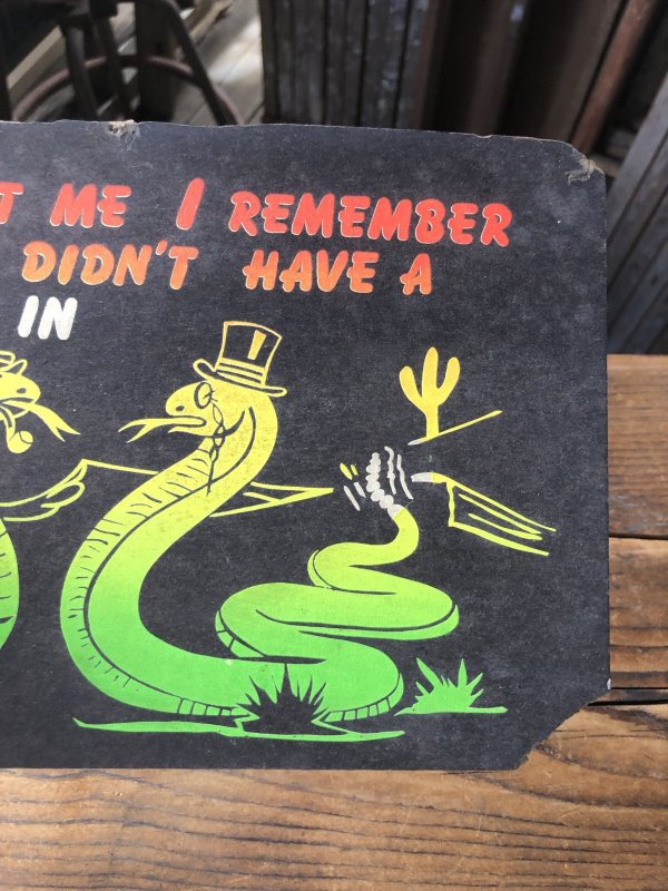 画像3:  Vintage Funny Card  " Don't Hi Hat Me... " (A455)  