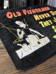 画像3:  Vintage Funny Card  " Old Fishermen... " (A457)   (3)