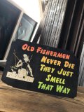 Vintage Funny Card  " Old Fishermen... " (A457)  