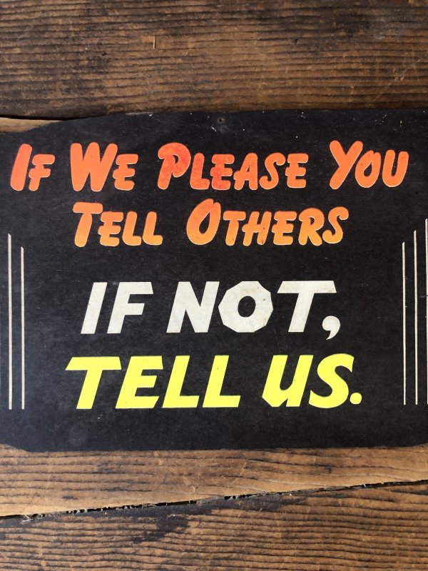 画像3:  Vintage Funny Card  " If We Please You TELL OTHERS " (A459)  