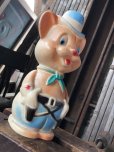 画像8: 60s Vintage Sheriff’s Deputy Bear Rubber Vinyl Squeaky Toy (A473) (8)