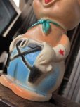 画像9: 60s Vintage Sheriff’s Deputy Bear Rubber Vinyl Squeaky Toy (A473) (9)