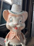 画像9: 60s Vintage Sheriff’s Deputy Bear Rubber Vinyl Squeaky Toy (A472) (9)