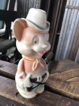 画像2: 60s Vintage Sheriff’s Deputy Bear Rubber Vinyl Squeaky Toy (A472) (2)