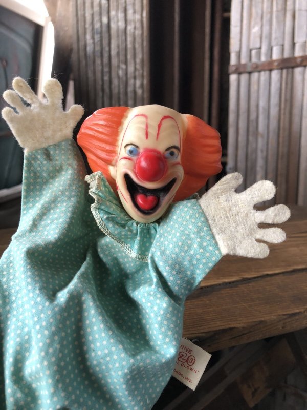 画像8: 60s Vintage Renall Bozo the Clown Walking Puppet Doll (A478)