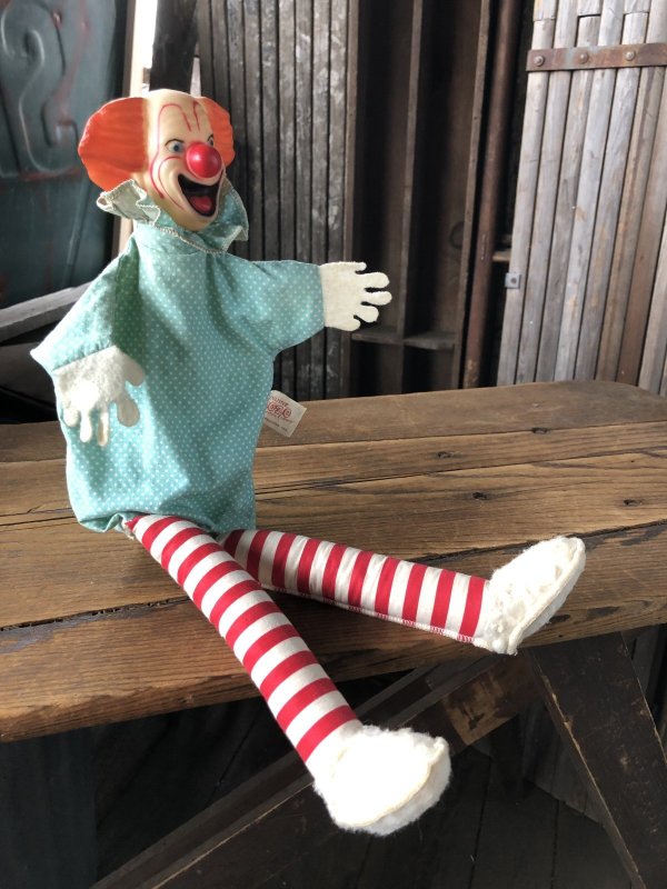 画像6: 60s Vintage Renall Bozo the Clown Walking Puppet Doll (A478)