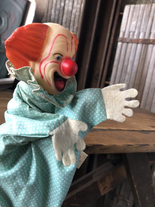 画像10: 60s Vintage Renall Bozo the Clown Walking Puppet Doll (A478)