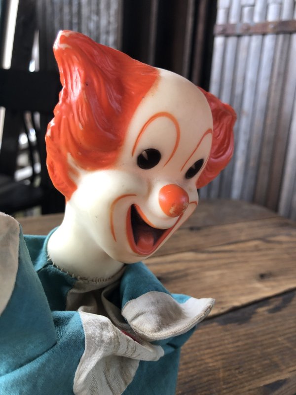 画像5: 60s Vintage Knickerbocker Bozo the Clown Puppet Doll A (A476)