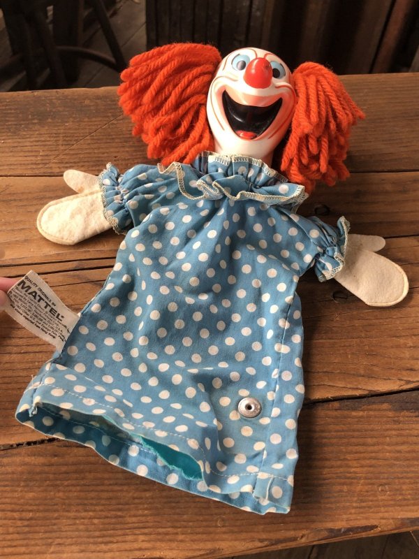 画像10: 60s Vintage Mattel Bozo the Clown Pullstring Talking Puppet Doll B (A474)