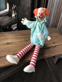 60s Vintage Renall Bozo the Clown Walking Puppet Doll (A478)