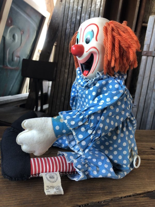 画像3: 60s Vintage Mattel Bozo the Clown Pullstring Talking Doll (A482)