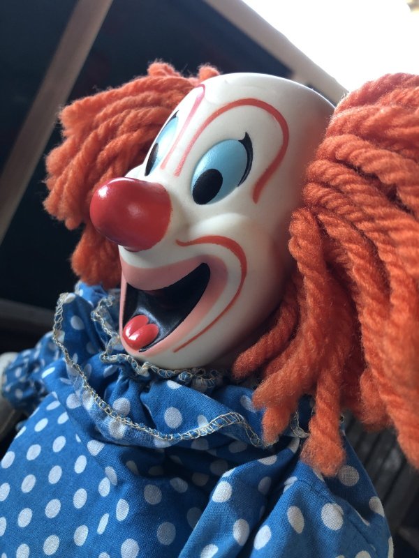 画像7: 60s Vintage Mattel Bozo the Clown Pullstring Talking Doll (A480)