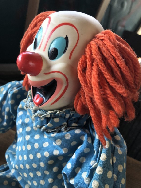画像8: 60s Vintage Mattel Bozo the Clown Pullstring Talking Doll (A479)