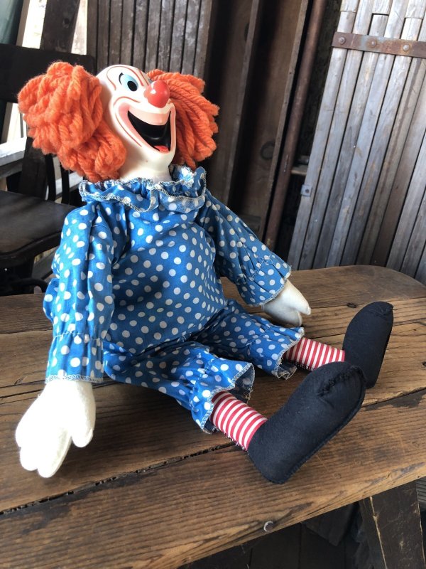 画像5: 60s Vintage Mattel Bozo the Clown Pullstring Talking Doll (A480)