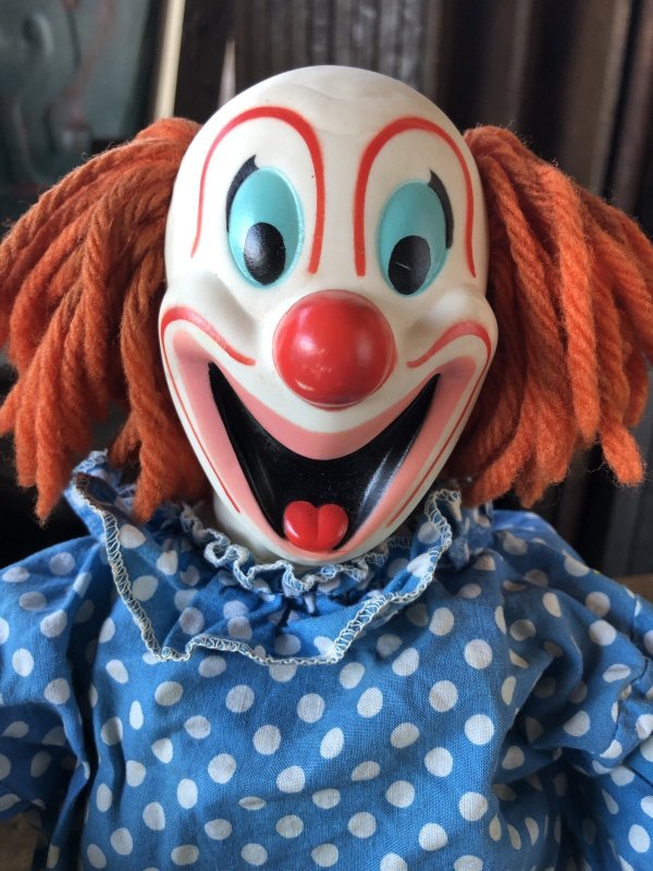 画像7: 60s Vintage Mattel Bozo the Clown Pullstring Talking Doll (A482)