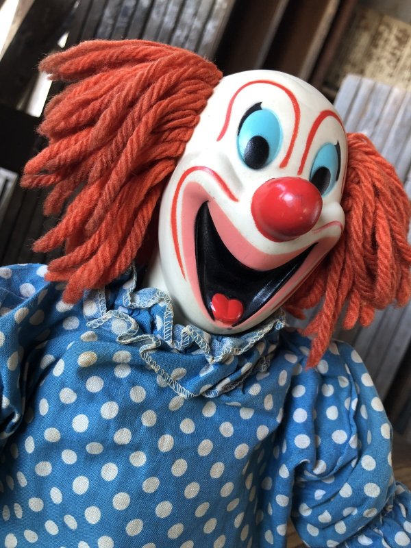 画像7: 60s Vintage Mattel Bozo the Clown Pullstring Talking Doll (A479)