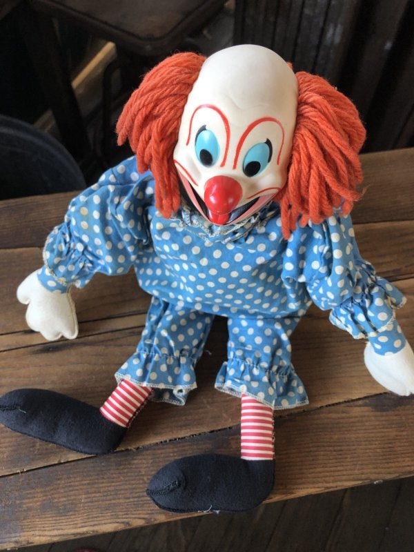 画像6: 60s Vintage Mattel Bozo the Clown Pullstring Talking Doll (A479)