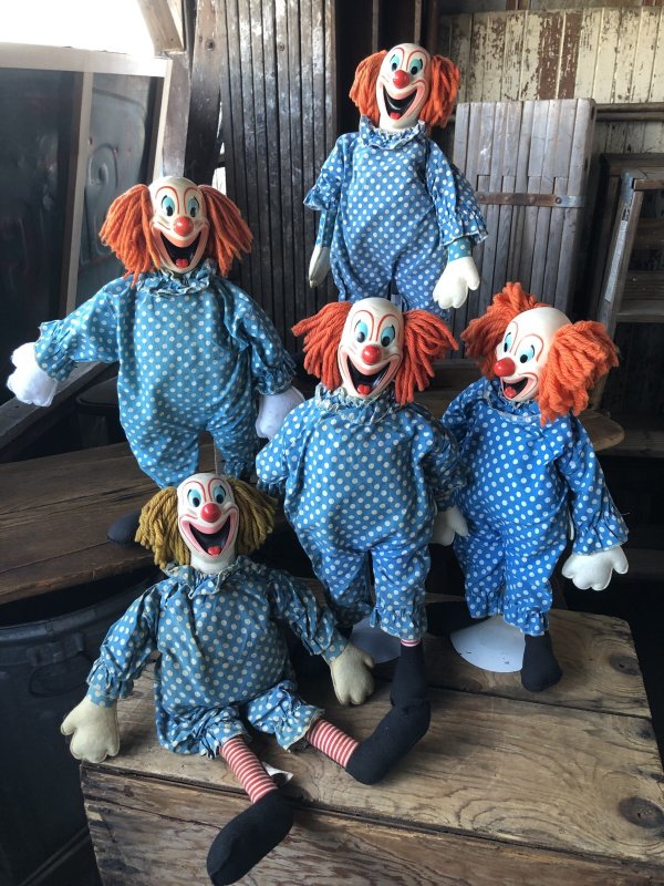 画像14: 60s Vintage Mattel Bozo the Clown Pullstring Talking Doll (A481)