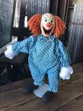 60s Vintage Mattel Bozo the Clown Pullstring Talking Doll (A481)