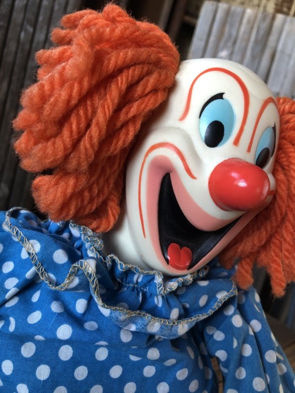 画像6: 60s Vintage Mattel Bozo the Clown Pullstring Talking Doll (A480)