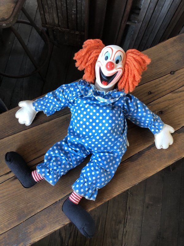 画像9: 60s Vintage Mattel Bozo the Clown Pullstring Talking Doll (A480)