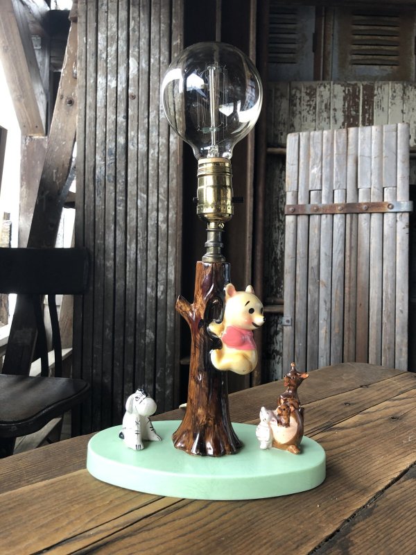 画像1: 70s Vintage Disney Winnie The Pooh Lamp (A485)