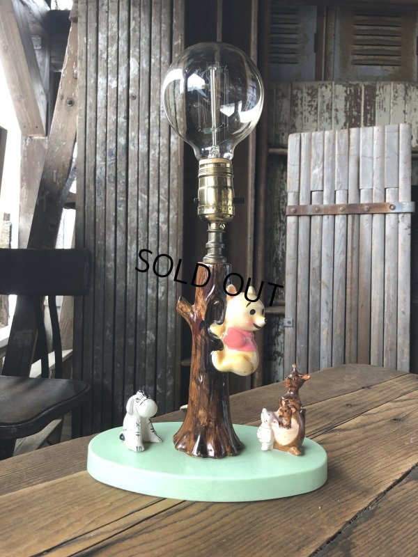 画像1: 70s Vintage Disney Winnie The Pooh Lamp (A485)