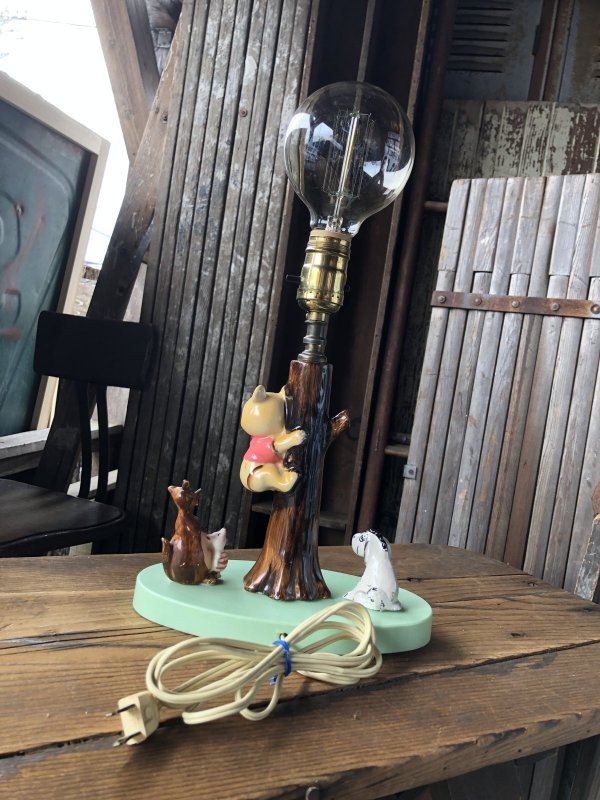 画像3: 70s Vintage Disney Winnie The Pooh Lamp (A485)