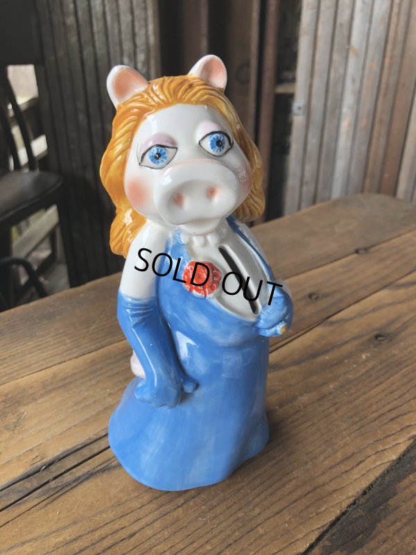 画像2: 70s Vintage Sigma Muppets Miss Piggy Coin Bank (A487)  