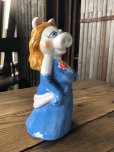 画像1: 70s Vintage Sigma Muppets Miss Piggy Coin Bank (A487)   (1)