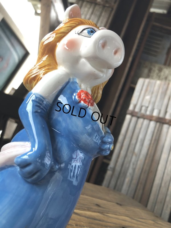 画像9: 70s Vintage Sigma Muppets Miss Piggy Coin Bank (A487)  
