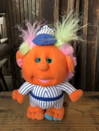 80s Vintage Playskool Hobnobbins Plush Doll " Cousin Slugger " (A489)  